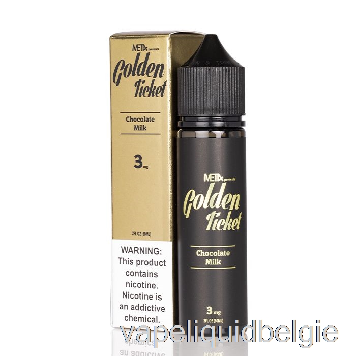 Vape Vloeistof Gouden Ticket Van Met4 Vapor - 60ml 3mg